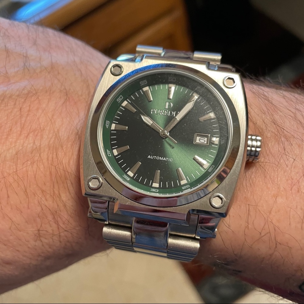 Green PureDial PowerSphere Automatic Watch - Picture 9 of 10